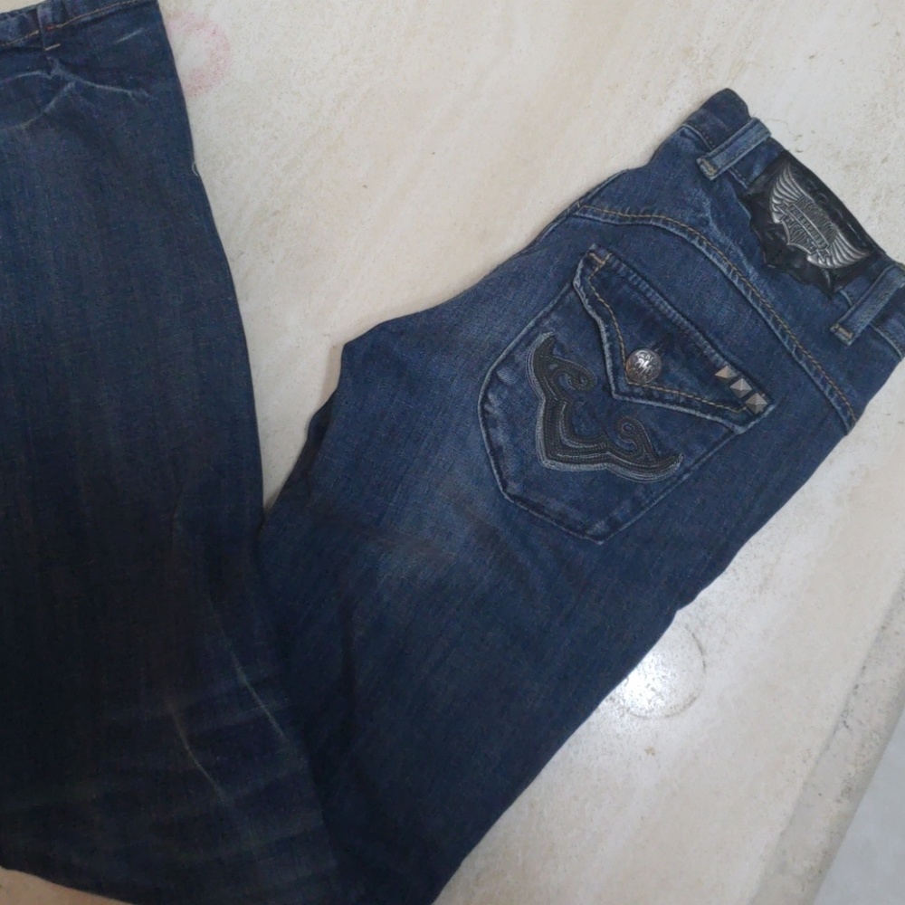 Express Rerock boot leg jeans sz 0